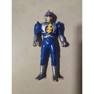 1994 Mega Power Fighters Blue  Figure Lightning Hero 5" Vintage Bootleg Ranger